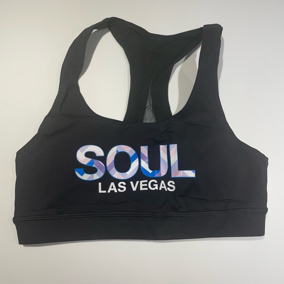 Lululemon Invigorate Bra - Black - Size 4 - has Soulcycle emblem - Picture 3 of 5